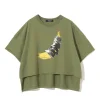 Women UNDERCOVER Sweater Cut&Sew | T-Shirts | UC1E1892-2