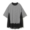 Women UNDERCOVER Sweater Cut&Sew | T-Shirts | UC1E8804