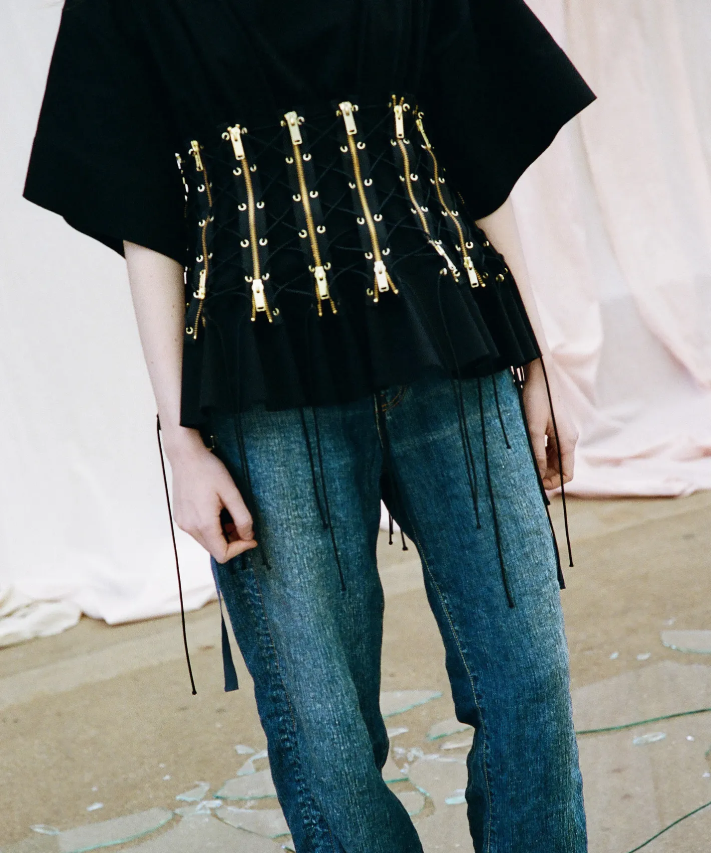 Women UNDERCOVER Sweater Cut&Sew | T-Shirts | UC1E1806