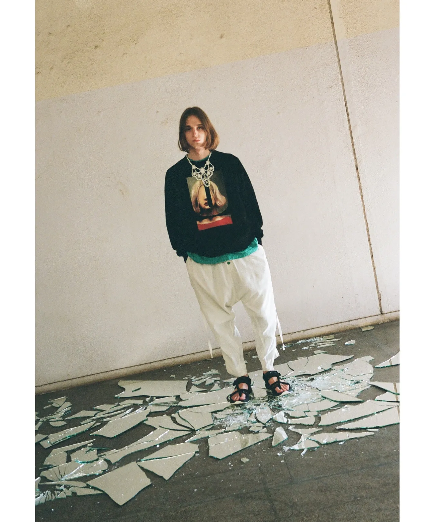 UNDERCOVER Sweater Cut&Sew | UC1E9803-1