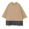Women UNDERCOVER Sweater Cut&Sew | T-Shirts | UP1E1805-1