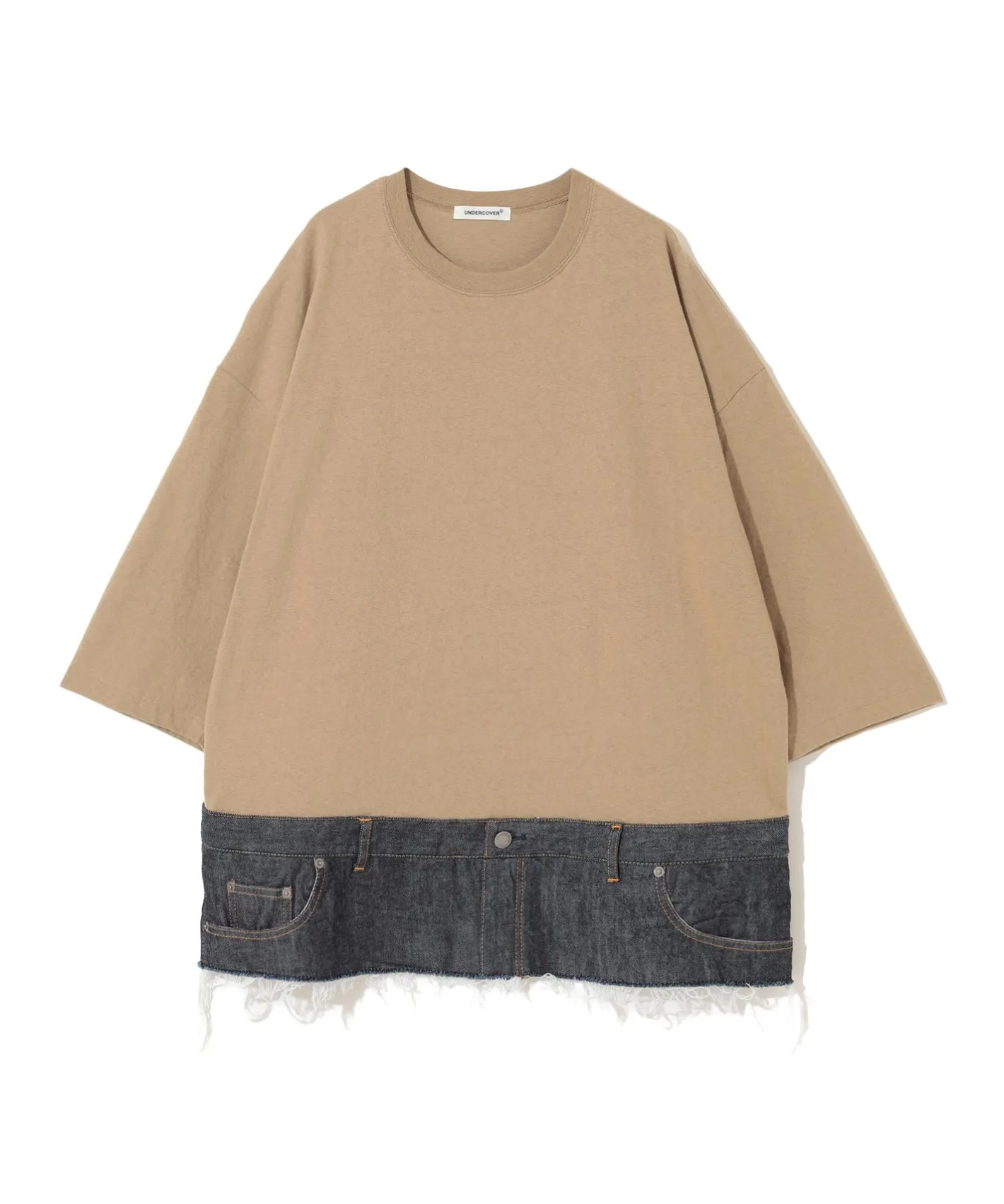 Women UNDERCOVER Sweater Cut&Sew | T-Shirts | UP1E1805-1