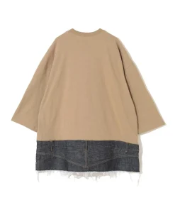 Women UNDERCOVER Sweater Cut&Sew | T-Shirts | UP1E1805-1