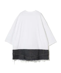 Women UNDERCOVER Sweater Cut&Sew | T-Shirts | UP1E1805-1