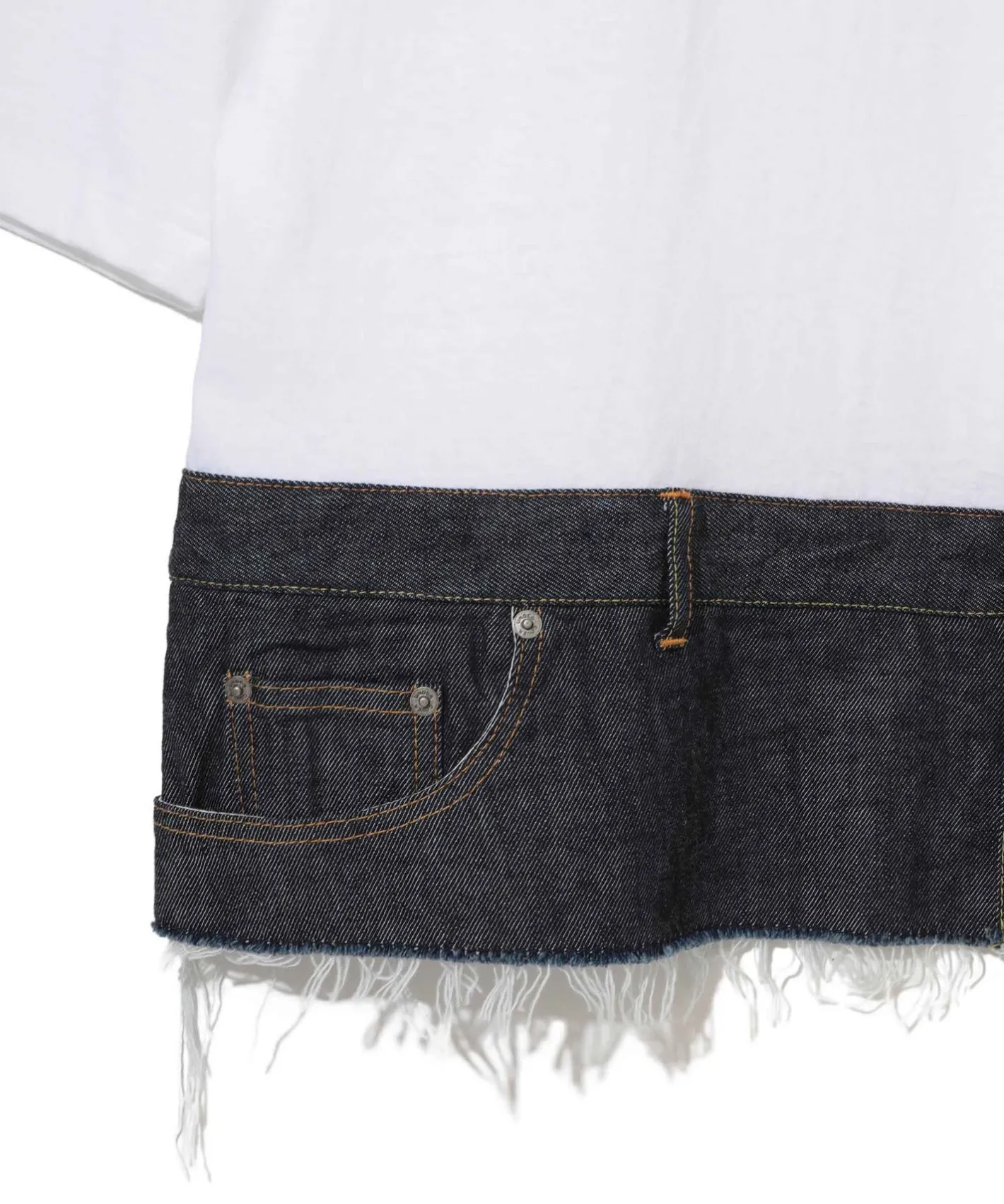 Women UNDERCOVER Sweater Cut&Sew | T-Shirts | UP1E1805-1